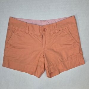 Lilly Pulitzer Womens The Callahan Short Size 0 Peach Chino Preppy